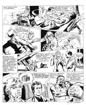 Marcello Rafael Carlo | Planche originale 10 AMICALEMENT VOTRE histoire courte - De la Casse à Maranga - Pif 460 | Galerie Napoléon