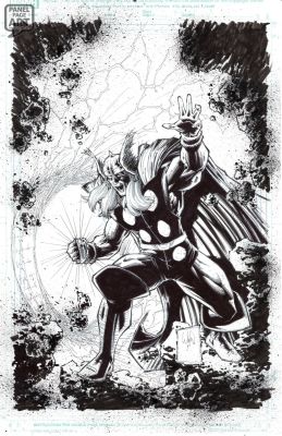 Whilce Portacio | Mortal Thor 8 Cover - Variant | Panel Page Art