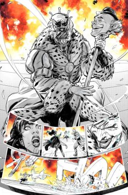 Xermanico | DC KO #03 P. 10 (Monoprint / AP) | Black Diamond