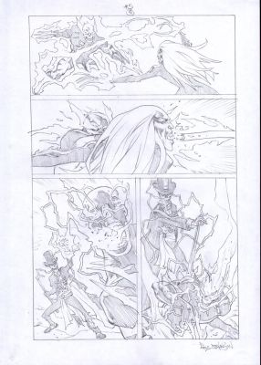 Paul Davidson – Ghost Rider – Spirits of Violence 5p8 | Berserker Art