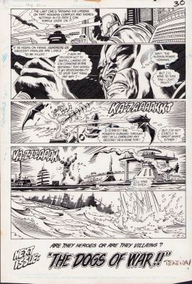 Mark Texeira | Hex #12 Pg.30 1986 1985 - the Dogs of War - Signed | Anthony’s Comic Book Art