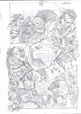 Paul Davidson – Namor – Last King of Atlantis- 1p15 – 2025 – Pencils | Berserker Art