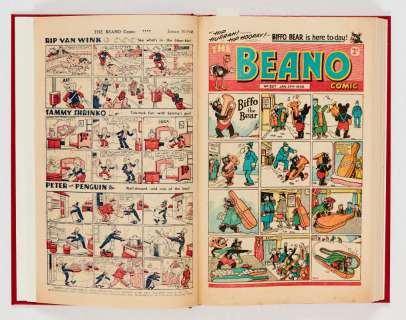 Lot 25 - Beano (1948) 326-351. Complete year in bound volume (issued…