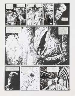 Jean-François Charles (Né En 1952) | Fox, planche originale pour Le Dieu rouge (page 45) 1999… | Fauve Paris