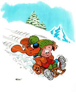 Laurent Verron | Boule et Bill, dessin original à l’encre de chine et à… | Septimus