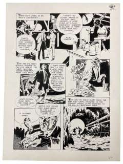 EERIE The Killer Slime Original Storyboard Production Comic Art | Los Angeles Estate Auction
