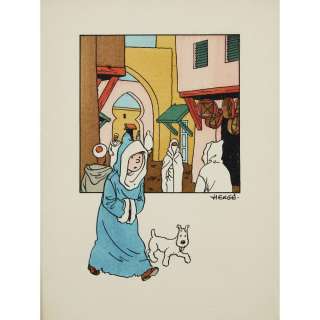 Georges Remi Dit Hergé (1907-1983) Et Studios | Tintin et Milou tiré du Crabe aux Pinces d’Or | Tajan