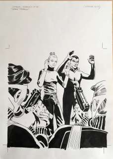 Diabolik # 10 - Sergio Zaniboni - original cover - Page séparée - EO - (2003) | Catawiki