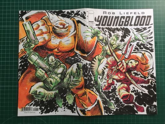 Rob Liefled’s Youngblood blank cover by Javier Hernández | Black Diamond