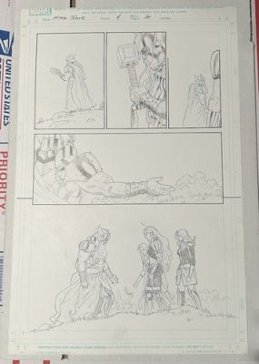 Thor Original Comic Page Art - Esad Ribic Jason Aaron King Thor #4 The Finale! | eBay US (Buy It Now)