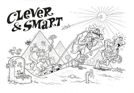 Redo, Jordi David - Original drawing - Clever & Smart in Egypt | Catawiki