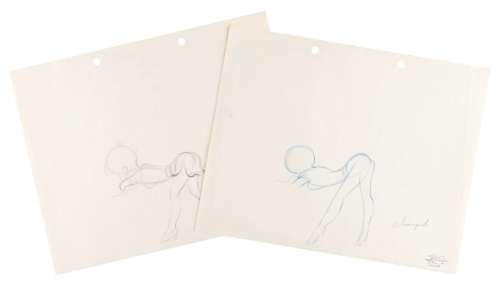 “Coal Black and de Sebben Dwarfs" Production Drawings. | Van Eaton Galleries