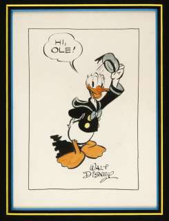 AL TALIAFERRO FRAMED DONALD DUCK ORIGINAL ART. | Hake’s