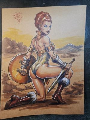 Teela He-man Original Comic Art Signed 8.5x11 COA Included | eBay US (Buy It Now)