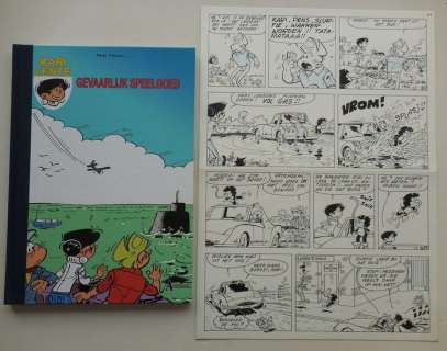 Kari Lente - Originele pagina & Album met linnen rug (30 ex.) - Gevaarlijk speelgoed - EO - (2008) | Catawiki