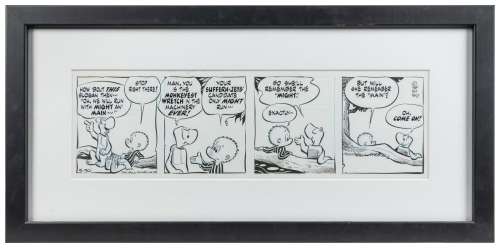 KELLY, Walt. Pogo Daily Comic Strip Original Art. Hall Synd... | Potter & Potter