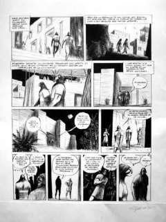 Frantz Duchazeau - LES CINQ CONTEURS DE BAGDAD Encre et pinceau Page 61,