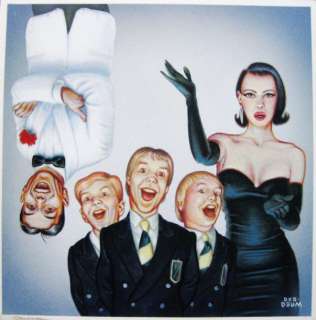 Beb Deum | Dessin original publicitaire Technique mixte sur carton, signé | Kahn et Associés