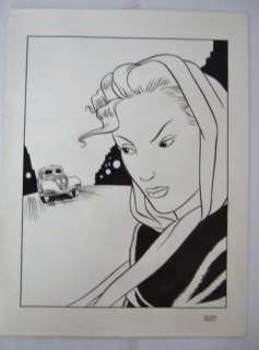 Neuray, Olivier - Dessin original pour une sériegraphie - Nuit Blanche (1989) | Catawiki