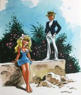 Olivier Rameau - Dessin original - Olivier et Colombe - (2018) | Catawiki