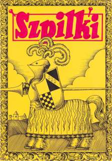 Edward Lutczyn (1947) | Edward Lutczyn | Rycerz, projekt okładki do czasopisma "Szpilki" | Desa Unicum