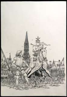 Cayman, Thierry - Dessin original pour la couverture - Jhen T.12 - Le grand duc d’occident | Catawiki