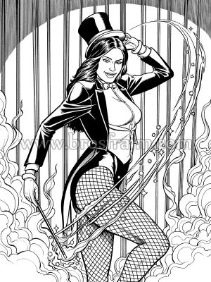 Brendon Fraim, Brian Fraim | 9X12 Zatanna #25 | ComicArtFans Classifieds