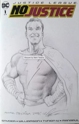 Mark Texeira | Justice League No Justice 1 Sketch Cover By Mark Texeira | ComicArtFans Classifieds