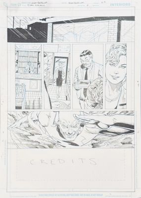 Ethan Van Sciver | The Flash: Rebirth #5 Page 22 Original Art By Ethan Van Sciver - Iris West & Reverse-Flash - Zoom - As Long As I Kill Iris - Geoff Johns | ComicArtFans Classifieds