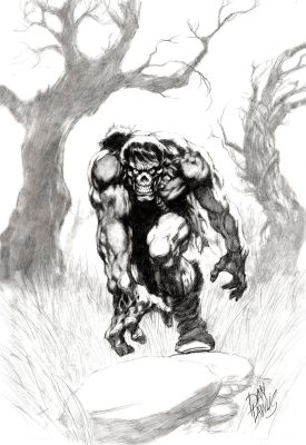 Dan Lawlis | Frankenstein Original Art By Dan Lawlis | ComicArtFans Classifieds