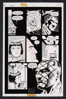 Graham Nolan, Eduardo Barreto | Batman: Vengeance of Bane II the Redemption (1995) Page 9 Pencils By Graham Nolan, Inks By Eduardo Barreto | ComicArtFans Classifieds