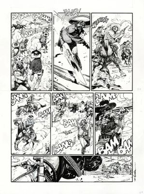 R.M. Guera | R.M. Guera - "Tex: L’uomo Dalle Pistole D’oro", Page 32 | ComicArtFans Classifieds