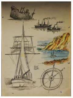 Eddy Paape (1920-2012)... | Eddy Paape (1920-2012) - dessin de la série Marc Dacier... | Arthema Auction