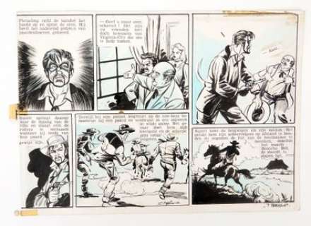 Marin Claude Virginia... | MARIN Claude Virginia City Planche pour un récit publié... | Vermot et Associés