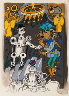 Zbigniew Rychlicki (1922 - 1989) | Zbigniew Rychlicki | "Czarnoksiężnik ze Szmaragdowego Grodu", ilustracja, około 1972 | Desa Unicum