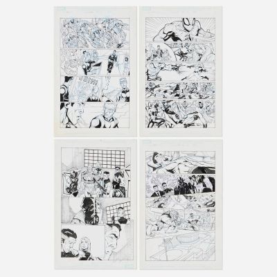 Lot 369 - Gustavo Vazquez, What If? Civil War #1 Story Pages 3, 9, 12, and 15 Original Art | Landry Pop Auctions