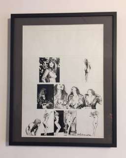 Milo Manara - original sketch "Per far ballare una giovane nuda" | Catawiki