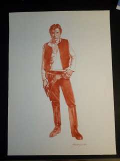 Sanjulian - Dessin original - Star Wars - Han Solo - (2015) | Catawiki