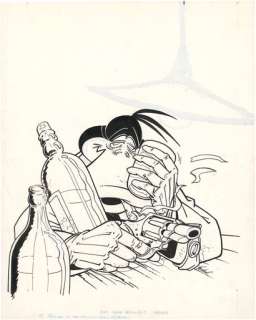 Benoît Sokal (1954-2... | Canardo Encre de Chine sur papier pour le dessin de... | Tessier Sarrou