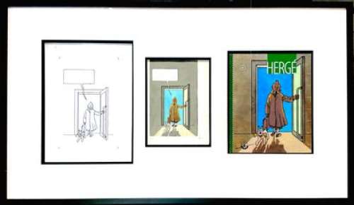 Georges Remi Dit Hergé... | GEORGES REMI DIT HERGÉ (1907-1983) « Bonjour Monsieur... | Art Research Paris