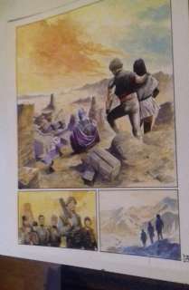 Kusbiantoro, Apriyady  - Originele pagina in kleur (gouache) - De verloren verhalen van Lemuria 2 - Strijd onder water (2014) | Catawiki