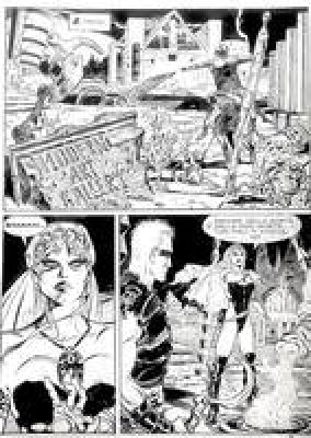 Massimo Rotundo | Original page for Brendon n. 1. Cm. 25x34,5. Ink. Code 2351. | Segni e Disegni