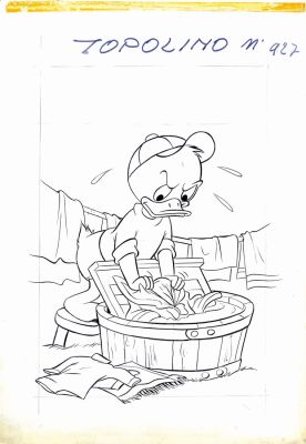 Lot 305 - PEREGO - Cover Topolino Libretto n. 927 | Little Nemo