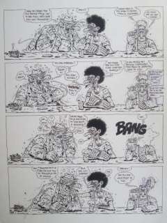 Schreurs, Eric - Originele pagina - Geharrebar 2 - An Barrels (1985) | Catawiki