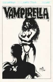 Vampirella - Tony Harris - illustrazione originale - EO - (1992) | Catawiki