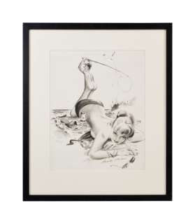 Playboy | Jack Cole Topless Girl at Beach | Julien’s