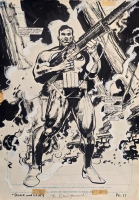 Splash page Klaus Janson Blood and Glory #1 pag. 17 | Venere Comic Art
