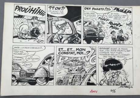 Mitteï  - Planche originale (p.18) - Bonaventure (1976) | Catawiki