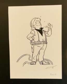 Tibet - Illustration originale de Kid Ordinn publiée par Tibet - (1985) | Catawiki