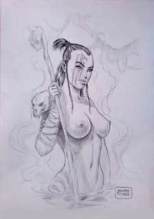 Pin Up - De Luca - original artwork - Page volante - EO - (2019) | Catawiki